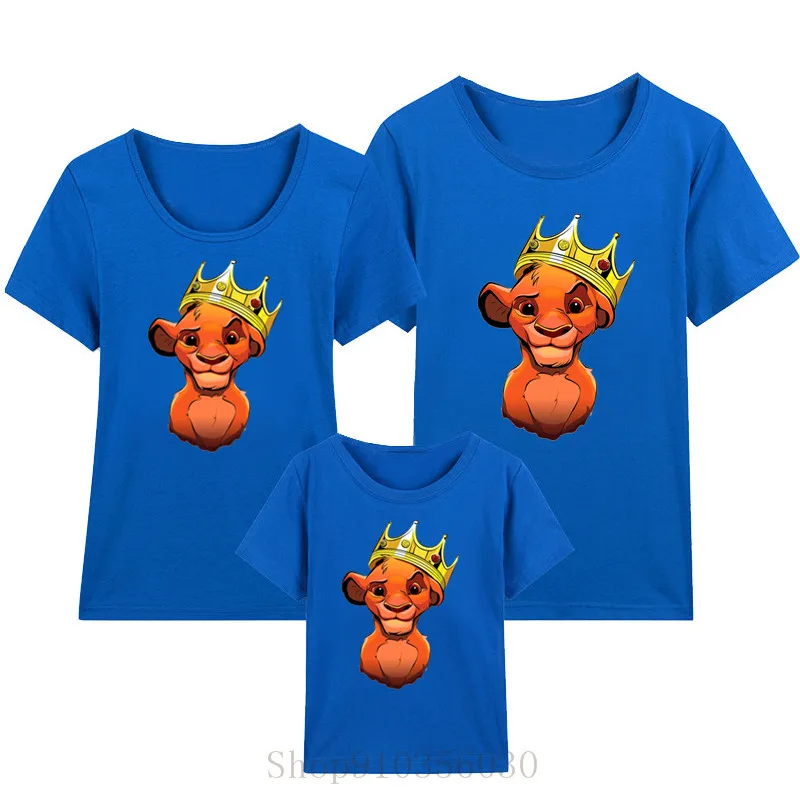 .Notorious Simba Baba Lion King mom and daughter matching clothes family outfits childrens girl | Мать и ребенок