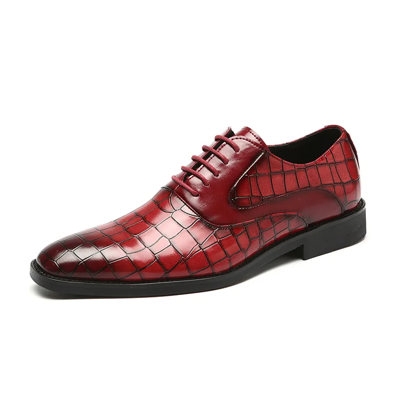 

New Fashion Mens Formal Shoes Leather Oxford Shoes for Men 2020 Dress Shoes Wedding Shoes Laces Leather Brogues