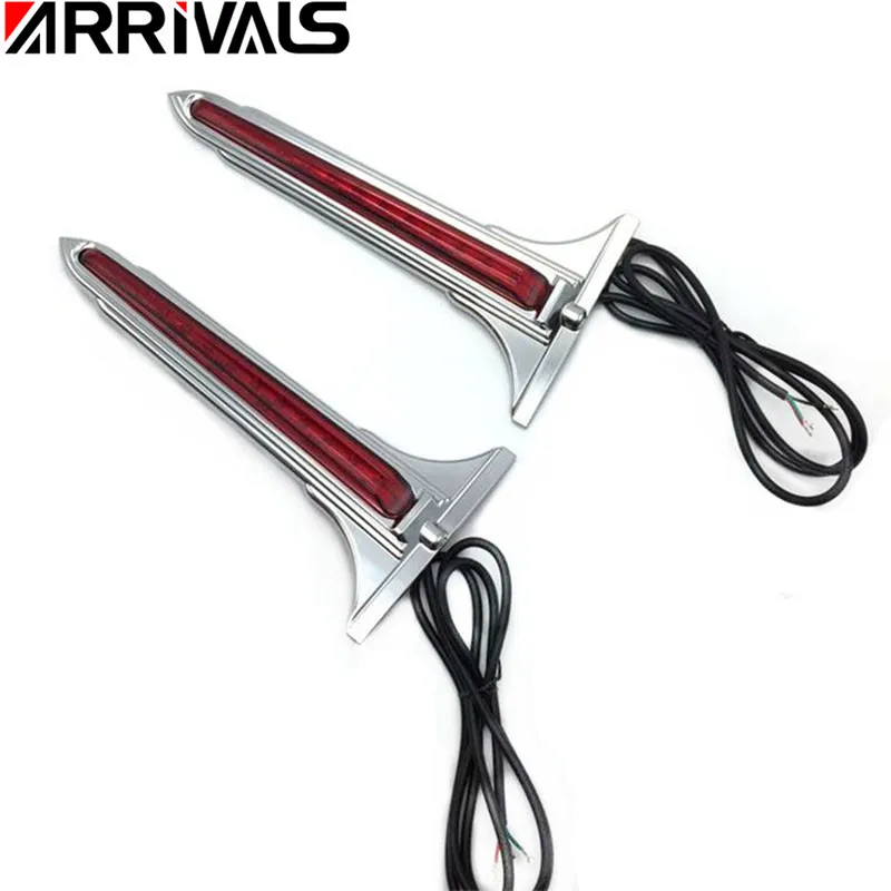 Хромированный клиновидный светодиодный стоп сигнал задний сиденье акценты свет