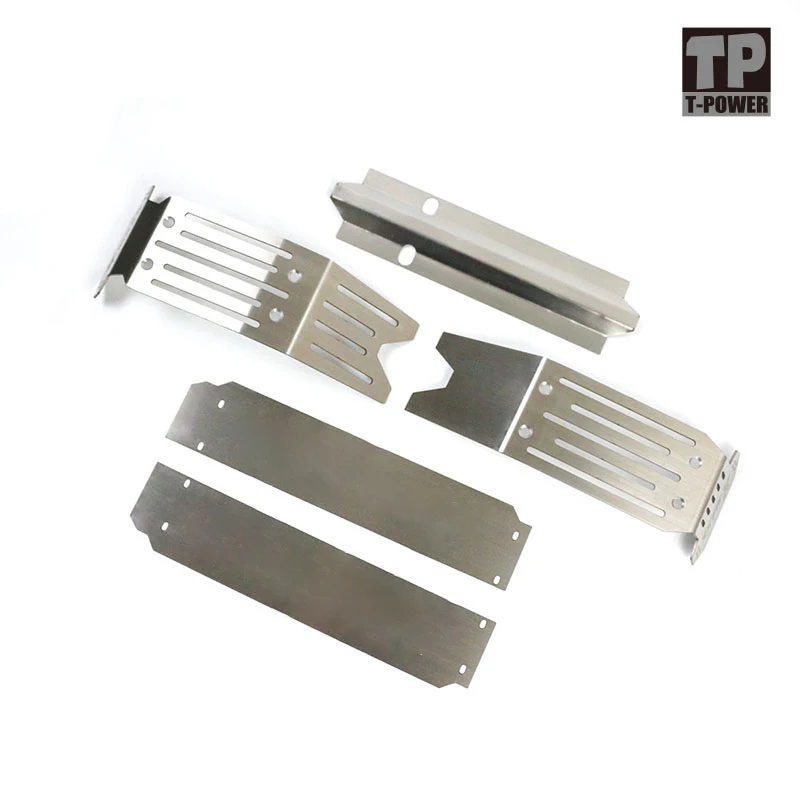 

RC автомобиль Запчасти 1/5 X-MAXX 77086-4 Bigfoot обновленные аксессуары металлический Нержавеющая сталь Броня ходовой части нижней защиты
