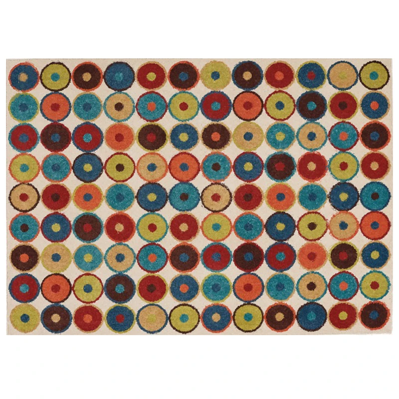 СОВРЕМЕННЫЕ КРАСОЧНЫЕ КОВРЫ с круглым узором Bubble Kiss для гостиной домашний декор