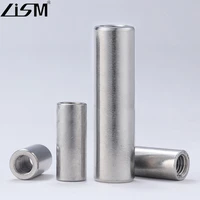 304 welding nut stainless steel lengthened connection nut screw rod joint screw cap m3m4m6m8m10m20