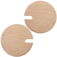 2pcs baby interlocking wood discs early learning toy for toddlers baby kids