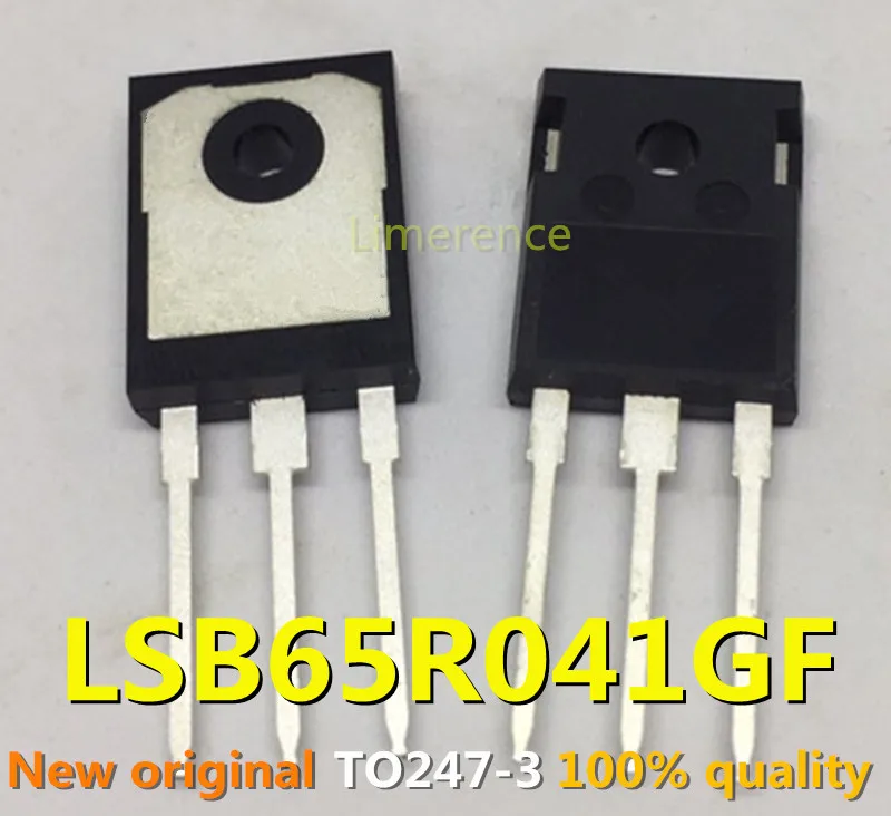 100% nuevo 10-50units/lote original MOSFET LSB65R041GF  650V78A  N channel   TO-247  Transistor