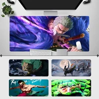 trendy one piece zoro gaming mouse pad gaming mousepad large big mouse mat desktop mat computer mouse pad for overwatch