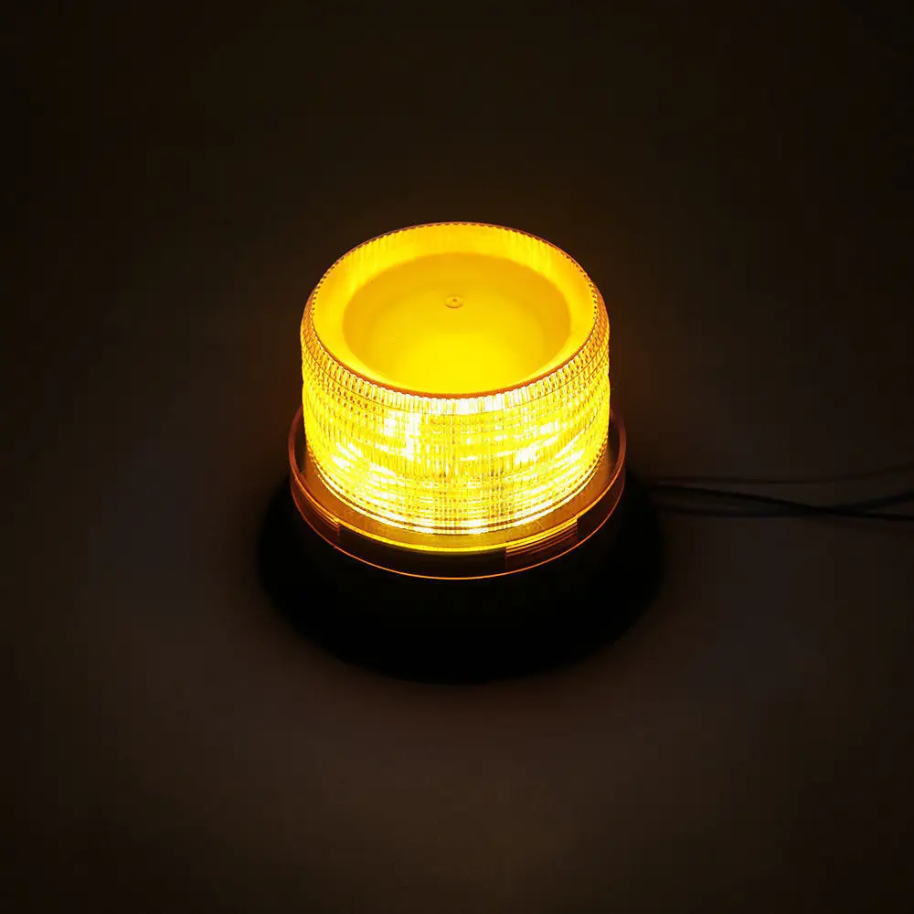 

Emergency Flash Strobe Lamp Car Rotating Traffic Safety Warning Lights School Indication Led Yellow Round Ceiling Box Flash Lamp