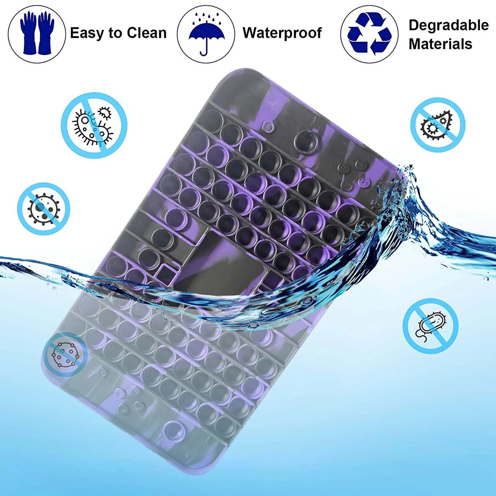 

Silicone Tie-Dyed Checkerboards Are Popular Sensory Toys For Children And Adults Bubble Antistress Toys Adults & Children