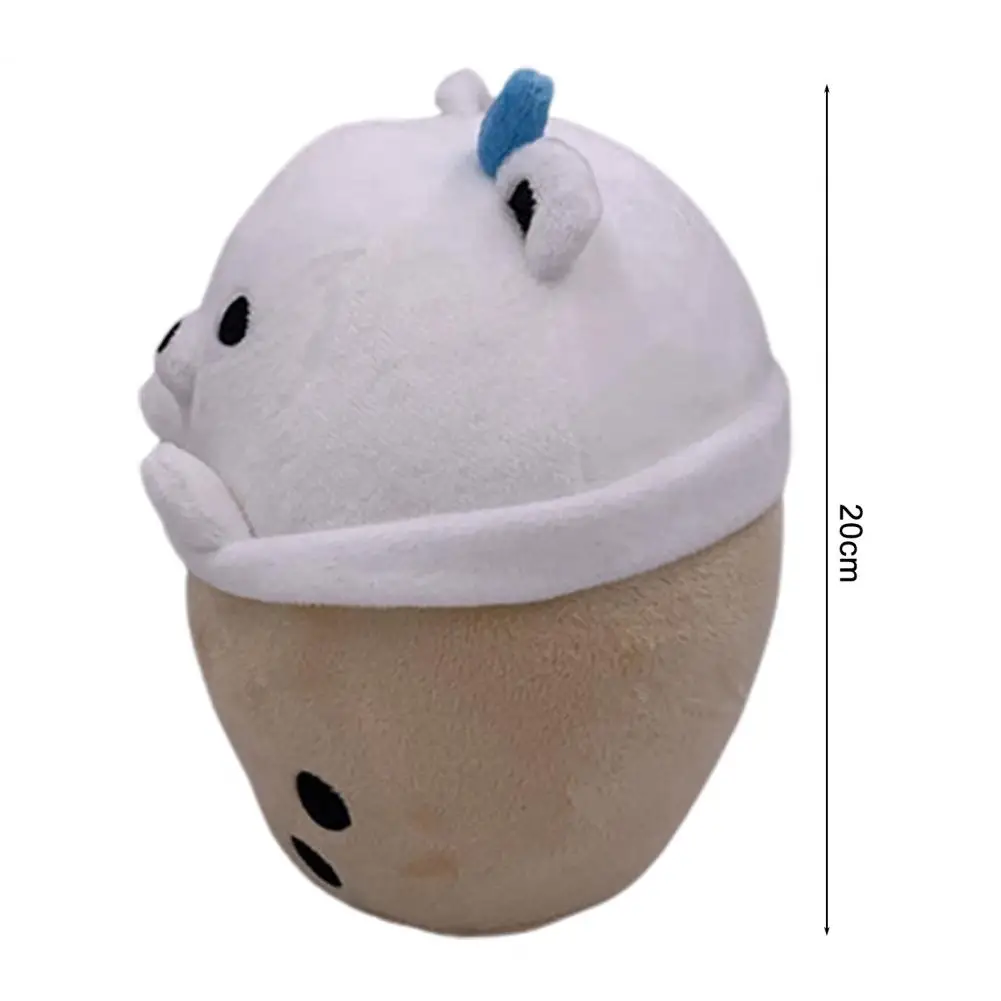 Плюшевый медведь с молочным чаем высокая имитация гибкость декоративная игрушка