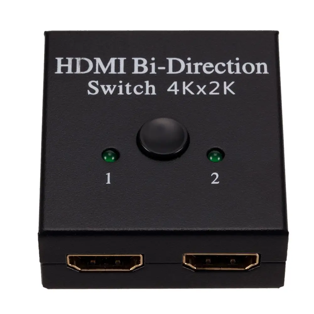 Grwibeou 4K x 2K коммутатор UHD 2 порта двунаправленное руководство 2x1 1x2 HDMI AB