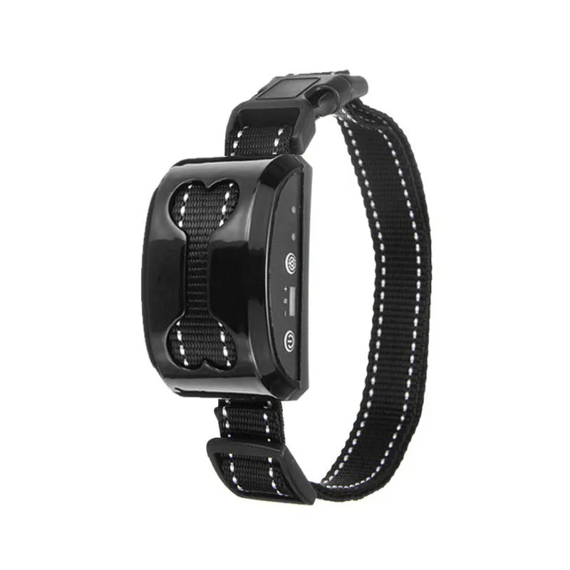 Водонепроницаемый собака анти коры воротник Управление поезд USB Перезаряжаемые