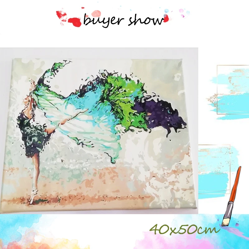 Картина в рамке каллиграфия животные пейзаж Сделай Сам картина по номерам