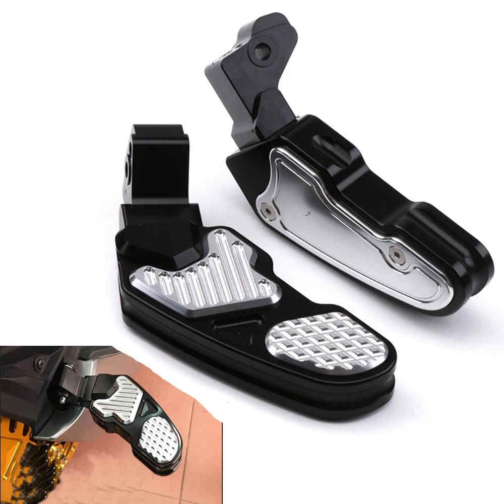 

Motorcycle Accessories Rear Pedal Modified Aluminum Alloy Thickened After the Ankle Footrest for Honda PCX125 PCX150