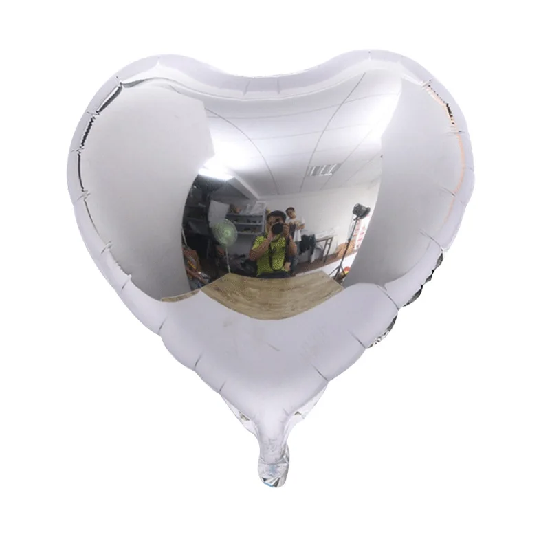 10pcs 18 inch Blue/ Purple/Rose gold/Red/Green/Pink Foil Heart Balloons Happy Birthday Party Balloon Wedding Decoration Supplies | Дом и сад