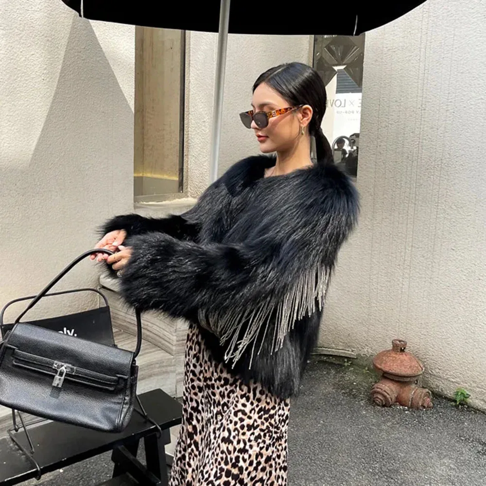 Горячая Распродажа зимние женские меховые куртки уличное Женское пальто из