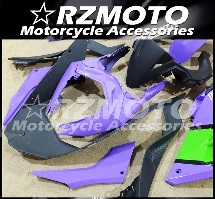 

Injection Mold New ABS Motorcycle Fairings Kit Fit for Kawasaki Ninja300 EX300 2013-2017 EX300R 13 14 15 16 17 300R Purple Green