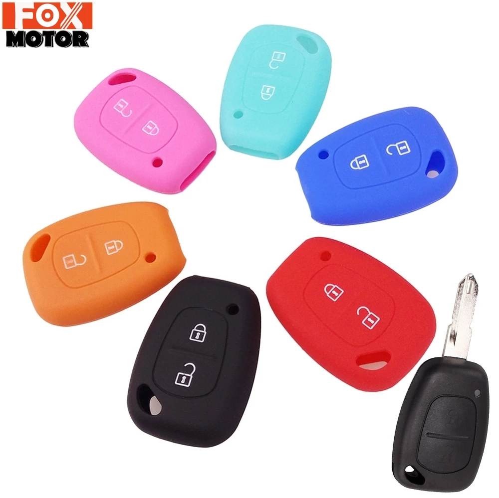 2 кнопки силиконовый ключ крышка подходит для OPEL VAUXHALL VIVARO MOVANO RENAULT MASTER TRAFIC KANGOO NISSAN