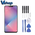 ЖК-дисплей для OPPO A5, дигитайзер сенсорного экрана, полная сборка с рамкой для OPPO A3s, A5, мобильный телефон, ЖК-экран, сменная деталь