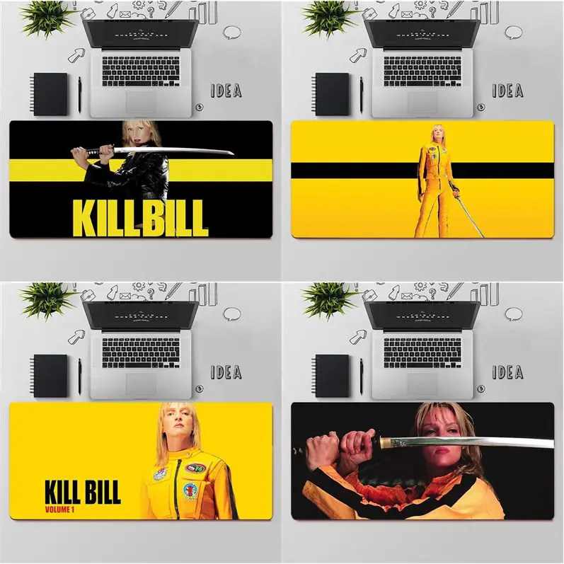 

FHNBLJ High Quality Kill Bill Movie Silicone large small Pad to Mouse Game Rubber Computer Gaming mousepad
