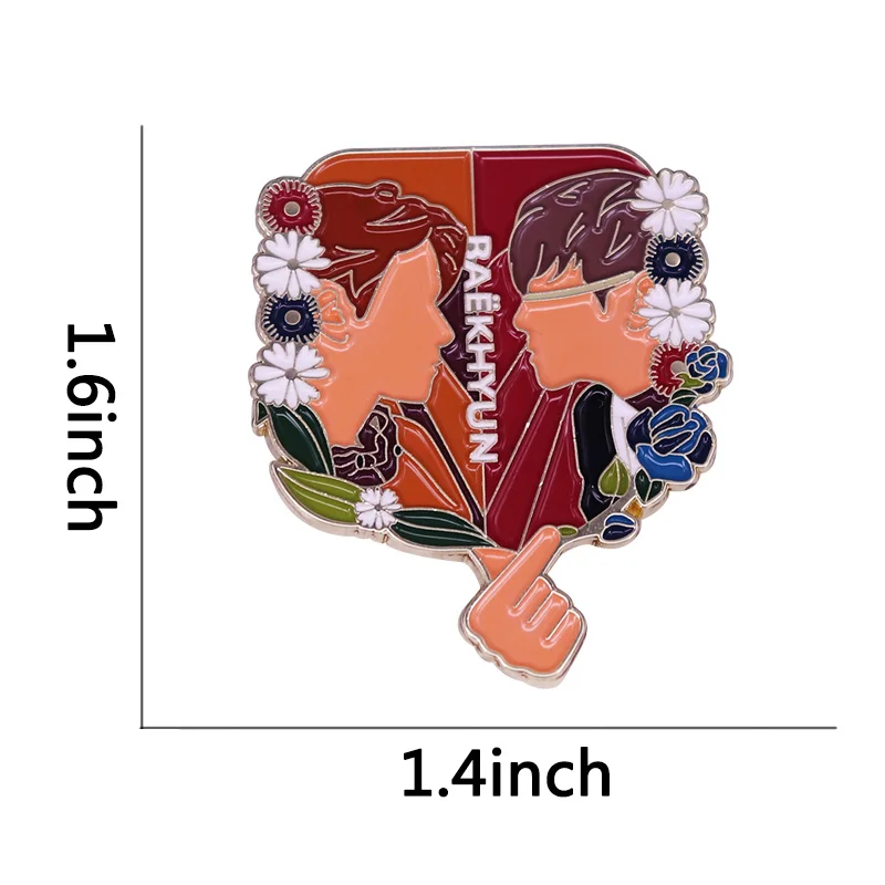 EXO Pin "цветущие дни" Любовь выстрел Baekhyun Chanyeol светильник вая палочка Sehun Vivi Bubble