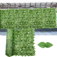 artificial leaf privacy fence roll wall landscaping screen outdoor garden backyard balcony panel ivy home decor rattan plants
