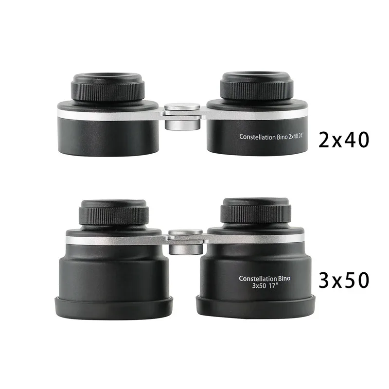 Binocular 2X40 3X50 HD 18MM Eyepiece Binoculars Full Optical Lenses Starscope Stargazing Telescope Multilayer Coated Lenses