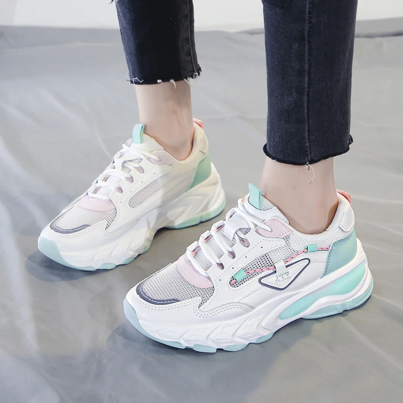 

Women's Shoes Spring Summer 2021 New Sports Shoes Casual Mesh Surface Breathable Running Shoes Fashion Shoes Shoes