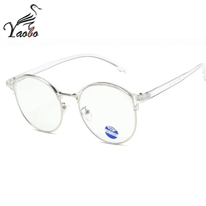 TRANSPARENT WHITE Vision Blue Light Shield компьютерное Чтение/игровые очки-0,0 увеличение низкого искажения цвета, анти-синий луч глаз, стекло - Цвет оправы: TRANSPARENT WHITE