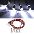 Головной светильник s для 15 18 110 112 116 RC автомобиль грузовик 4 Светодиодный светильник комплект белого цвета