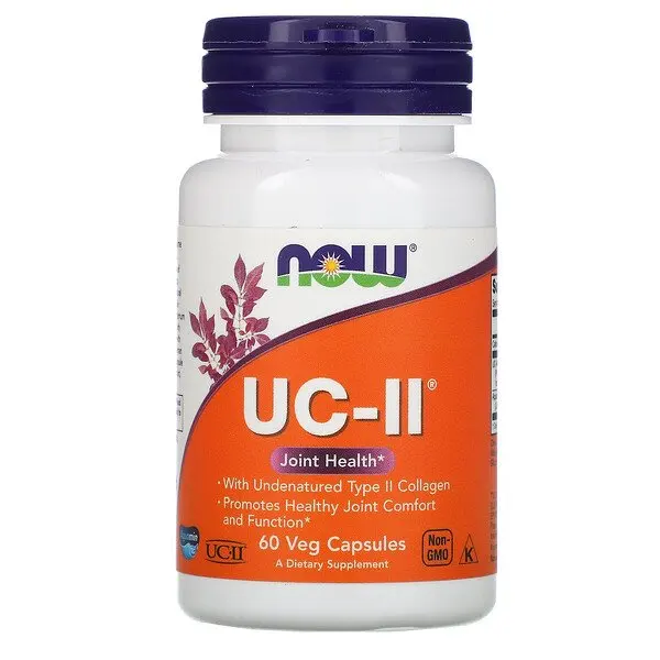 

Now Foods, UC-II, 60 Veg Capsules, With Undenatured Type II Collagen, Promotes Healthy Joint Comfort n Function, FREE SHIPPING