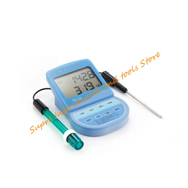 Портативный цифровой рН метр лабораторный Высокоточный Измеритель температуры