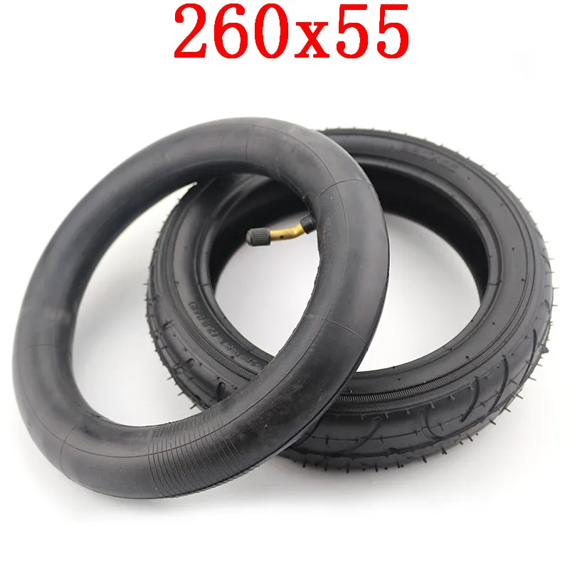 inner and outer tire Молния 260x55 шины внутренняя труба подходит для детей Аксессуары велосипеда, Электрический скутер, детская тележка, складная детская тележка - Цвет: inner and outer tire