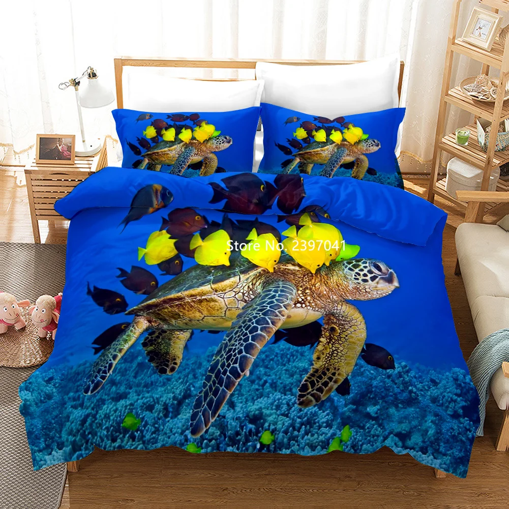 

Animal Horse Quilt Covered with 3D Printed Cute Cat and Dog Pattern Bedding Set Children Boys and Girls Animal Home Spinning Set