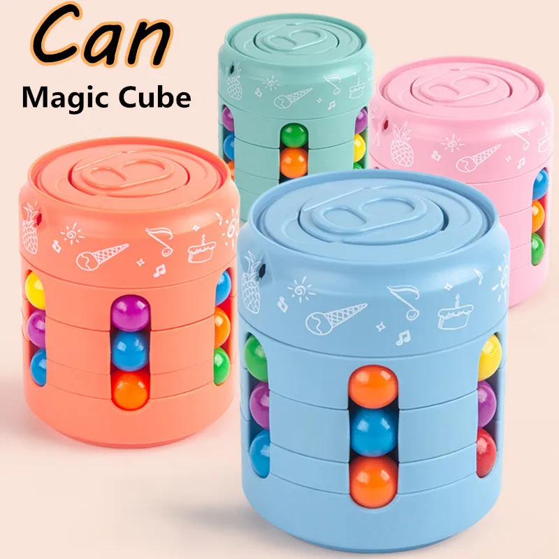 Волшебный куб верх Спиннер топ снимает стресс антистресс игрушечные бобы для