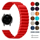 Магнитный кожаный браслет для Garmin Vivoactive 4 3, ремешок на запястье для Vivomove HR Garmin CAME 2Active SQ 2022 мм