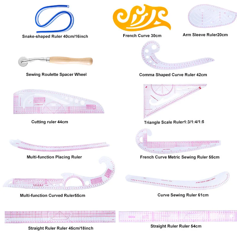 LMDZ 13 шт./компл. DIY швейная рулетка портновская набор многофункциональная