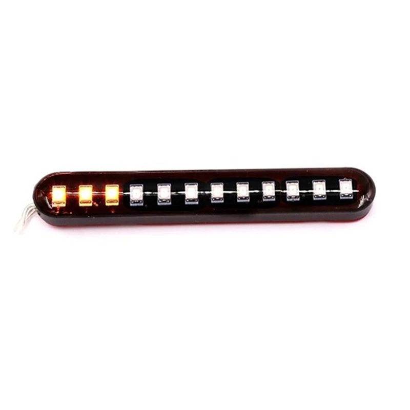 

1pcs Switchback Car DRL 12 LED Light Strip Tube Sequential Turn Signal Lights Cool