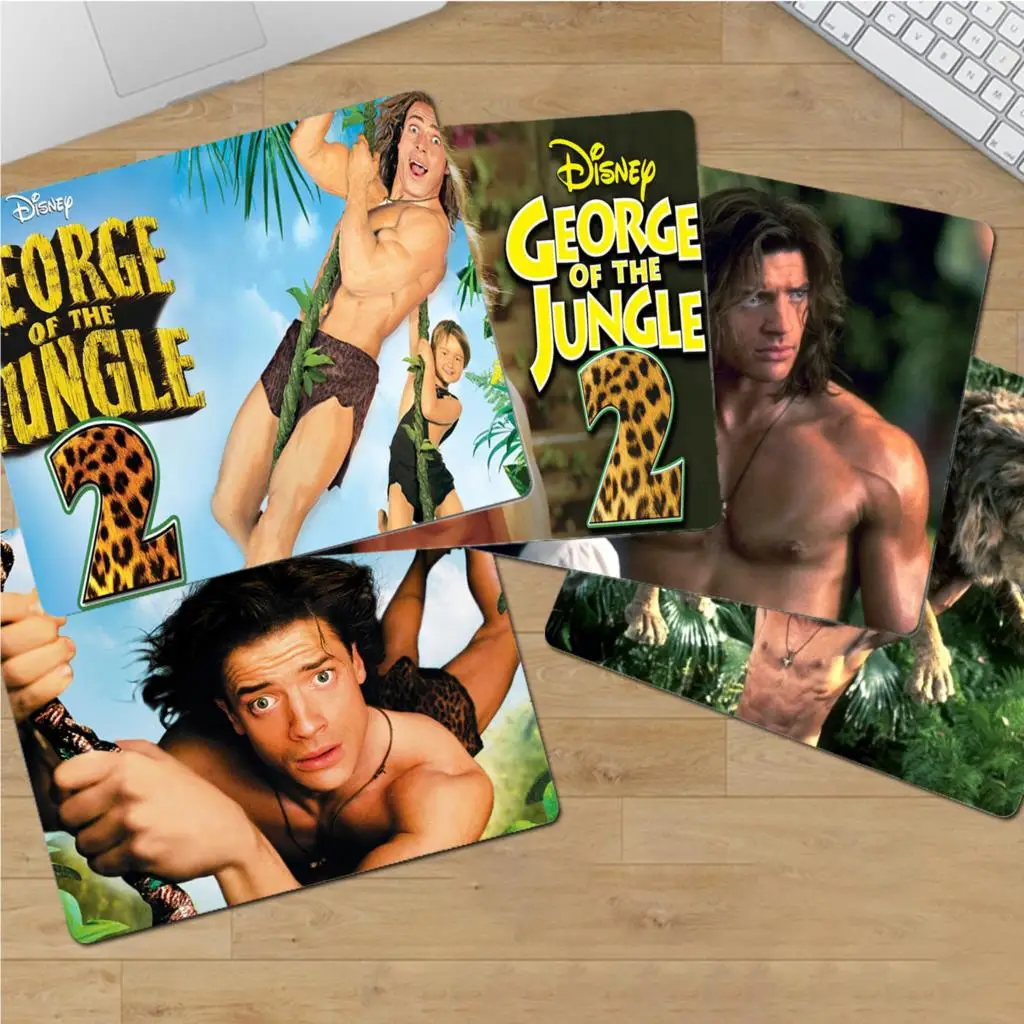 

Disney George of the Jungle Gamer Speed Mice Retail Small Rubber Mousepad Smooth Writing Pad Desktops Mate gaming mouse pad