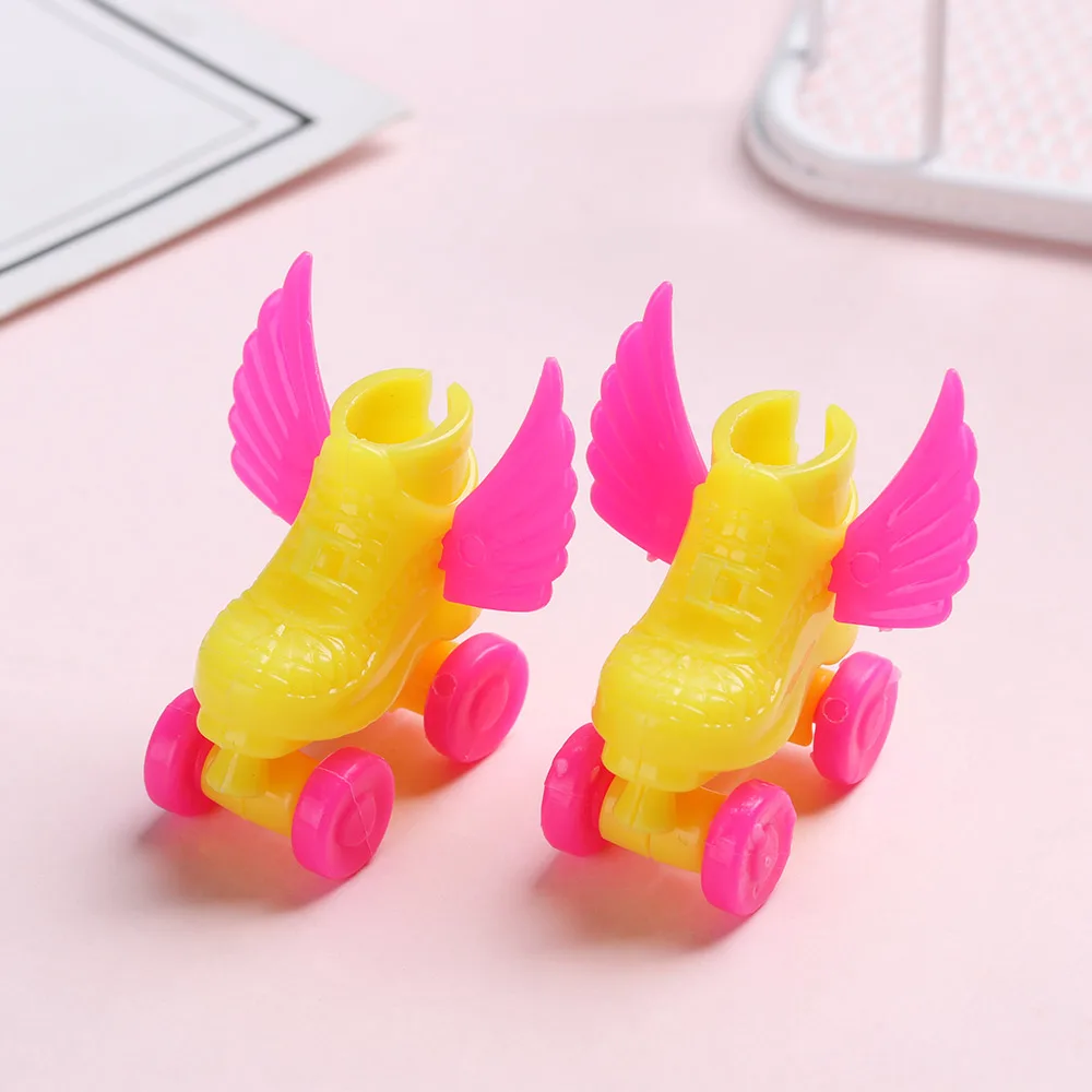 1 комплект/1 пара ботинок для фигурного катания на роликах случайного цвета