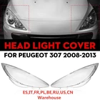 Передняя крышка для передней фары автомобиля для Peugeot 307 2008 2009 2010 2011 2012