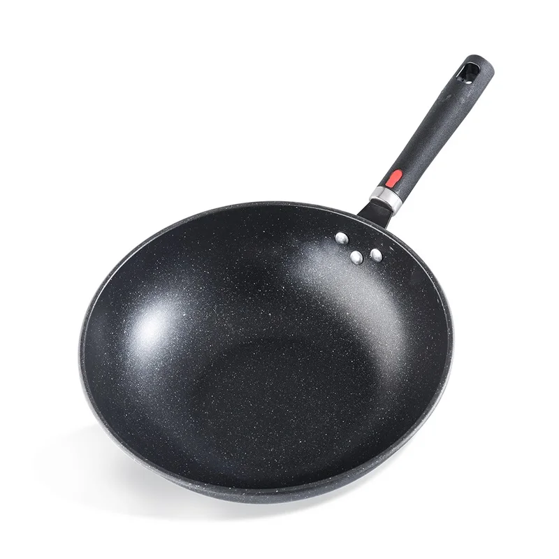 

Cast Iron Wok Chinese Traditional Iron Cooking Pot Large Non-stick Wok For Gas Induction Cooker Cast Iron Pots Kitchen Pots