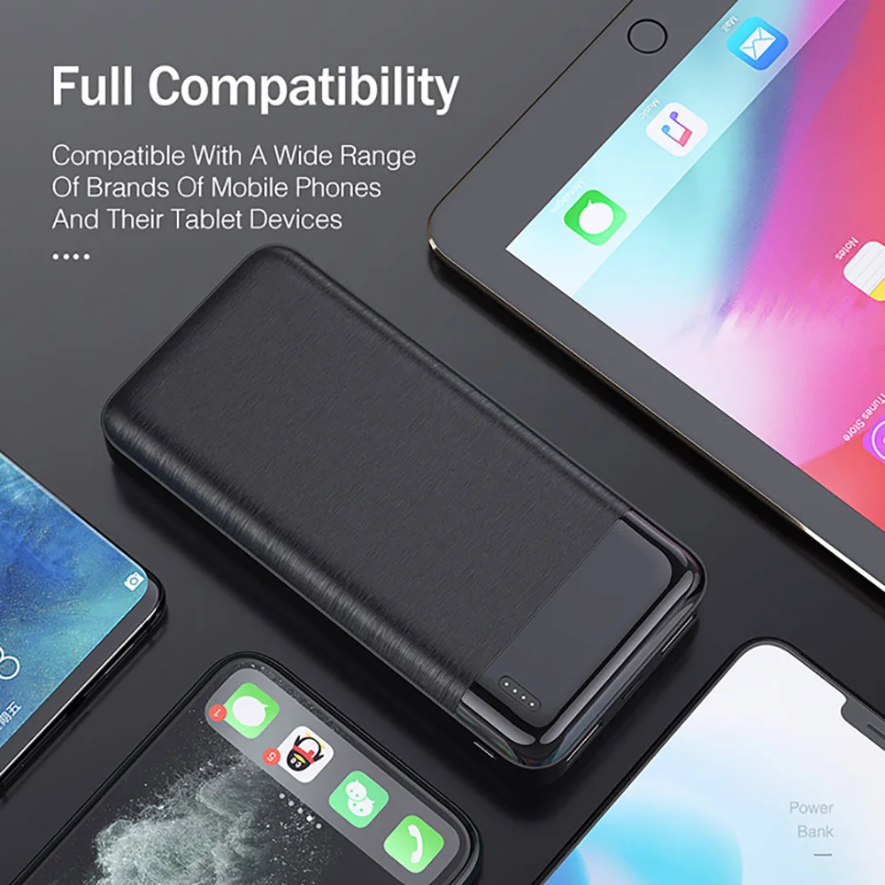 QC3.0 PD портативное зарядное устройство 10000 мА USB Внешнее для iPhone 11 SE | Мобильные