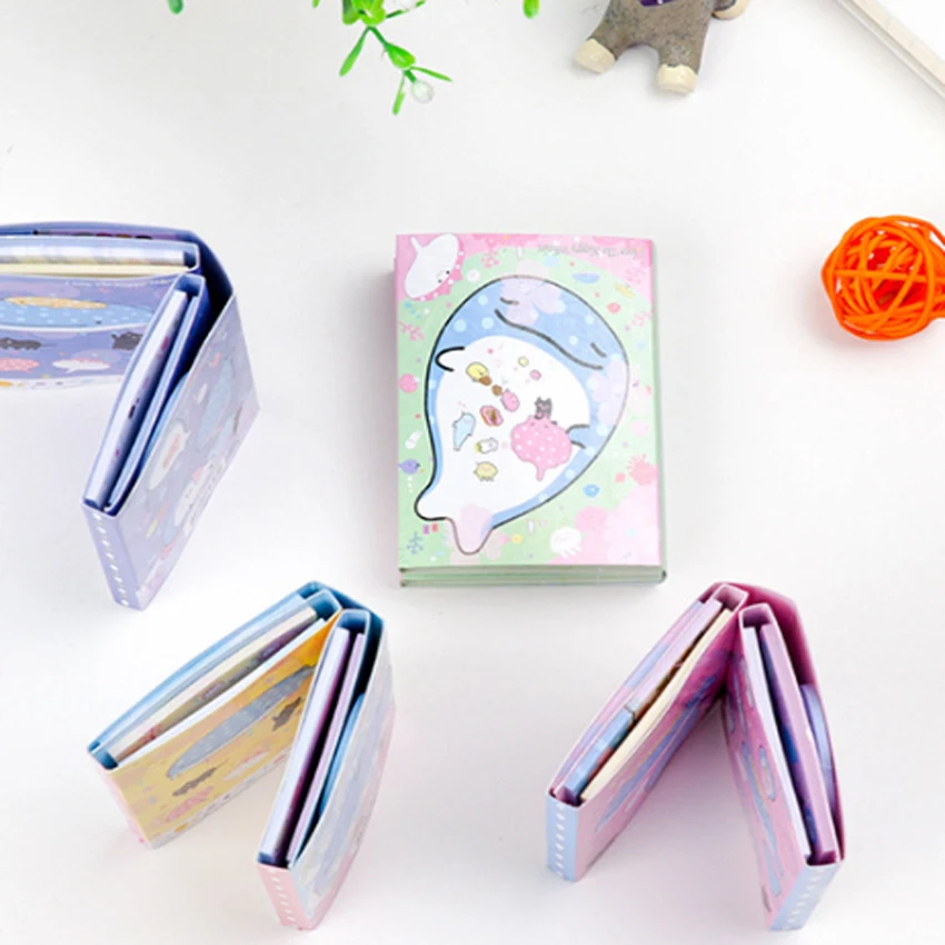 1 упак./лот Симпатичные Мультяшные блокноты для записей с рисунком океана и Кита