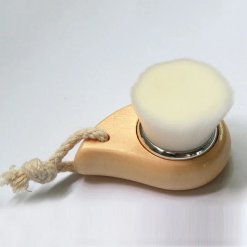 Уход за лицом глубокое очищение мягкое волокно мыть поры уход щетка Дерево Мода