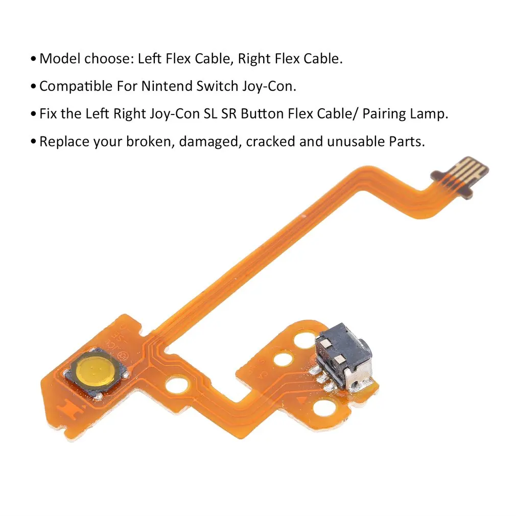 Замена L кнопки левого/правого рельса гибкий ленточный кабель для переключателя