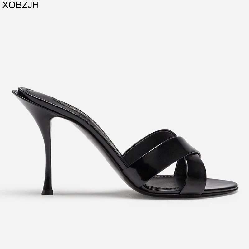 Сандалии женские из натуральной кожи на высоком каблуке | Обувь