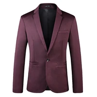 new spring and autumn business black red casual coat men blazers stage singers costume blazer slim fit party prom suit jacket