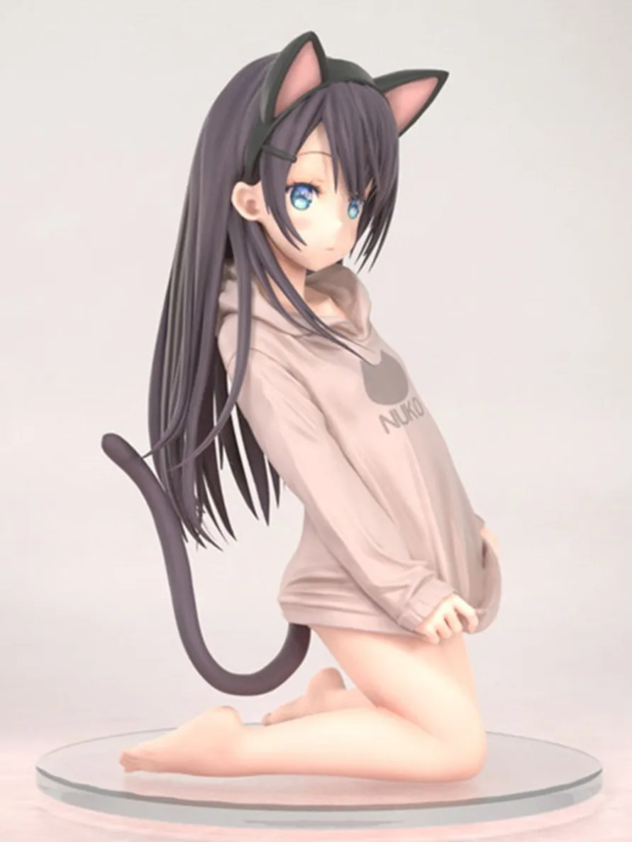 1/5 Kawaii Милая аниме Красивая серия кошачьи ушки OCHI LIPKA ПВХ 17 см на коленях фигурка