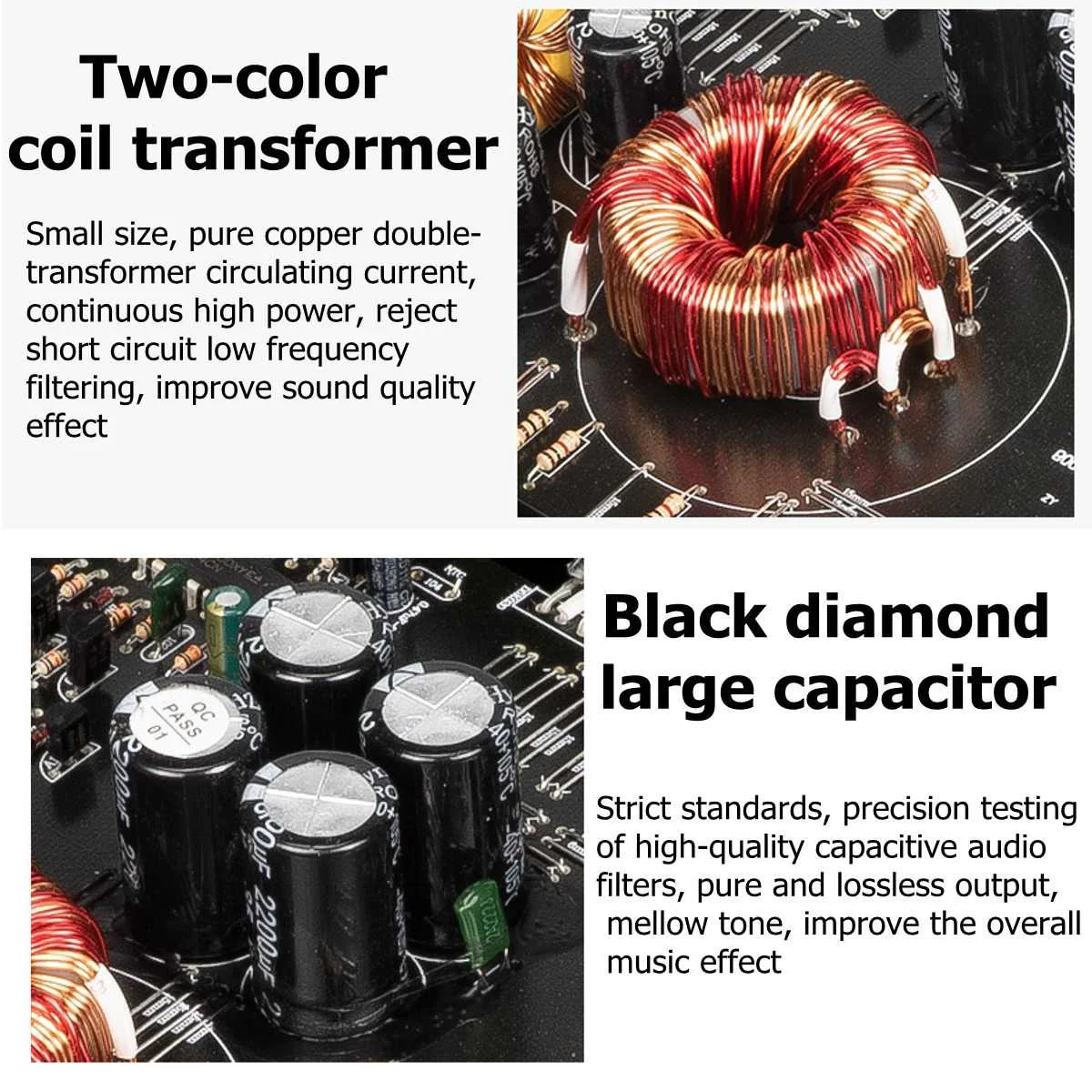 Автомобильный аудиоусилитель 4-канальный усилитель мощности стерео басовая
