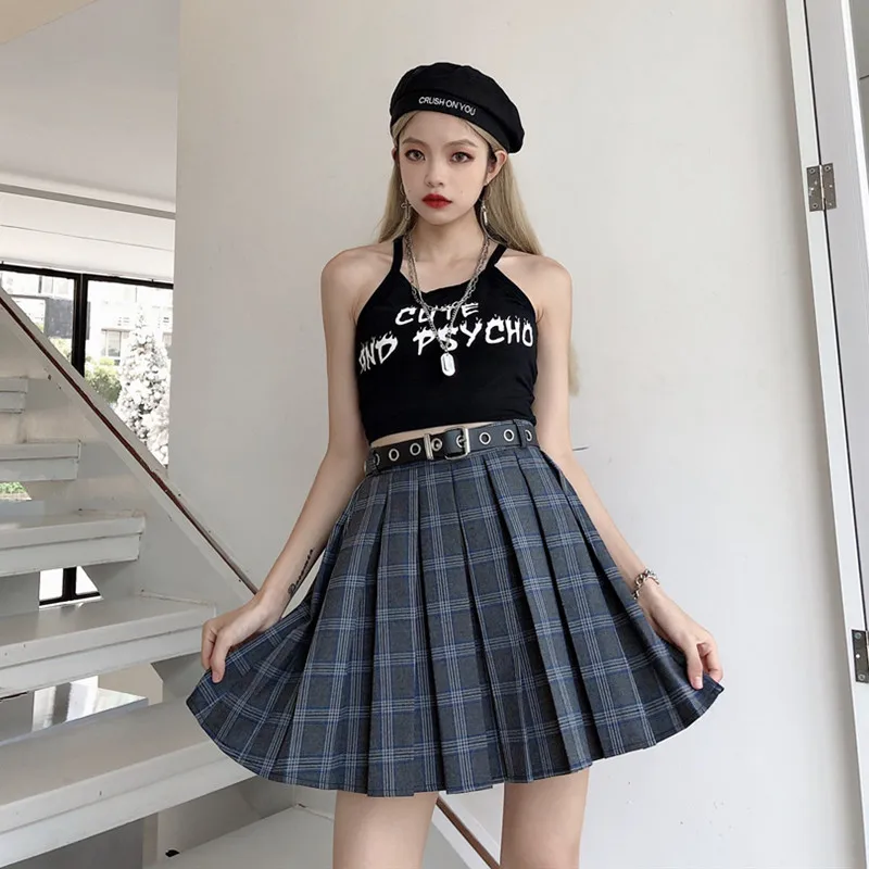 М 4XL Новый Harajuku плиссированная юбка пачка размера плюс элегантный дизайн Высокая