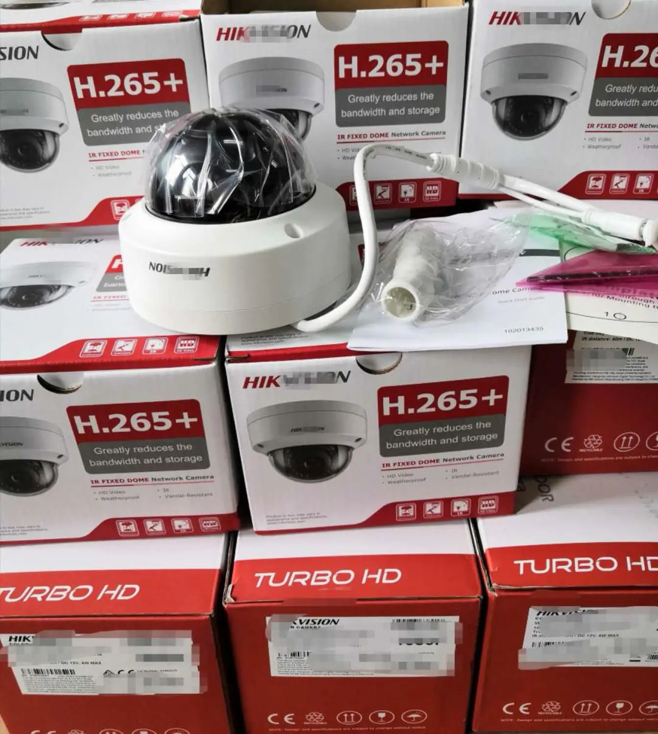 Hik sion DS 2CD1143G0 I POE камера видеонаблюдения 4MP IR Сетевая купольная 30 м IP67 IK10 H.265 + слот